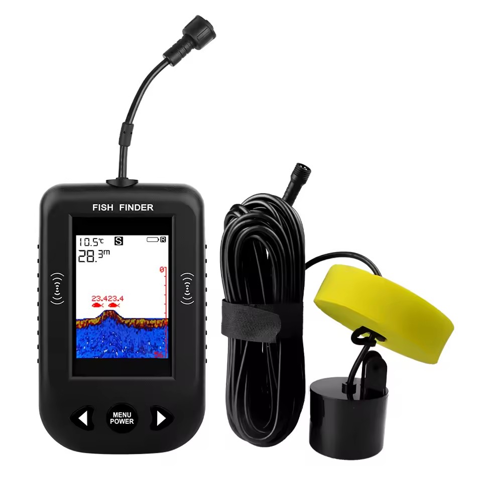 Fish Finder Cable - Allarme 100M Sonar portatile Ecoscandagli 45
