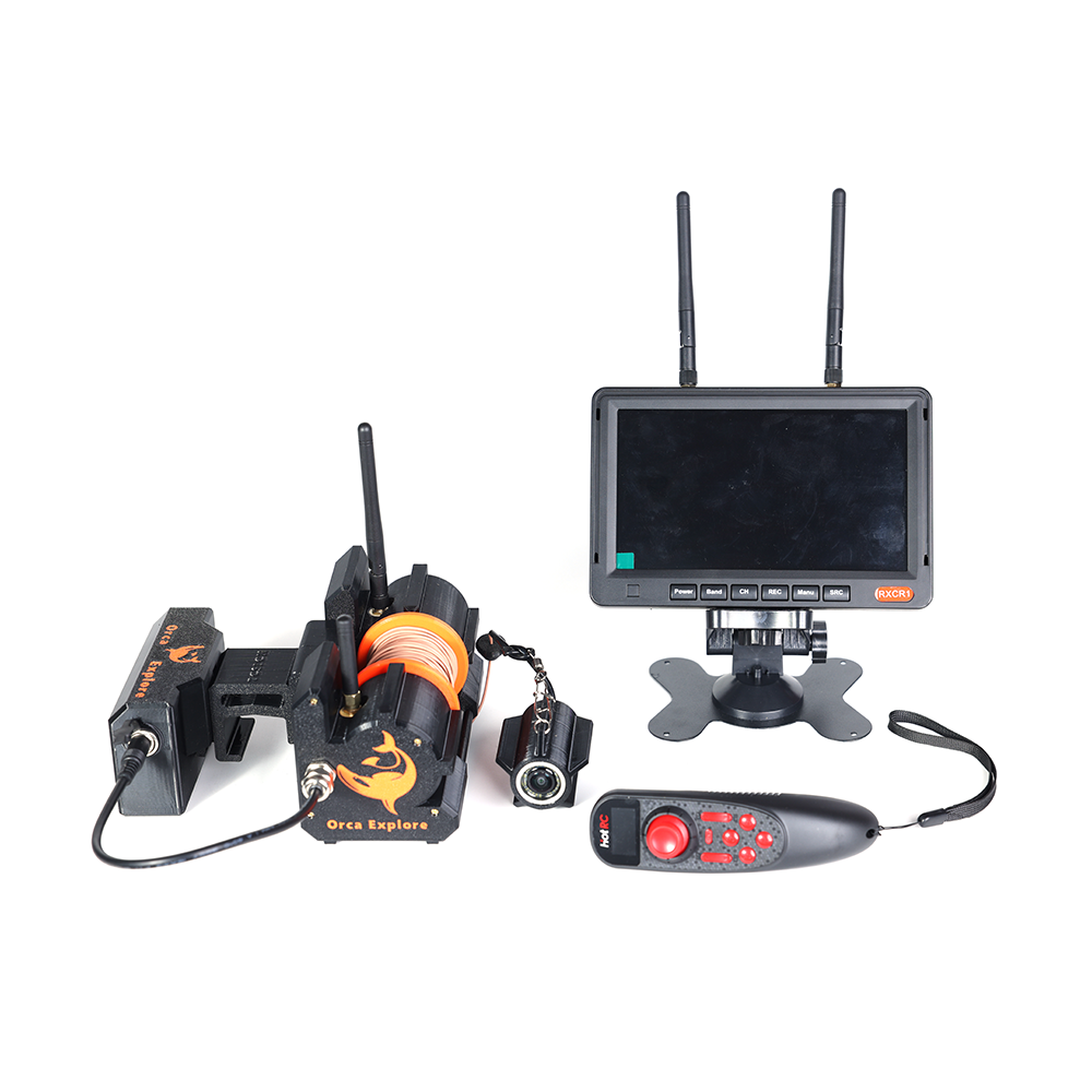 Fishing Camera - Nuovo Set Telecamera Subacquea con Schermo