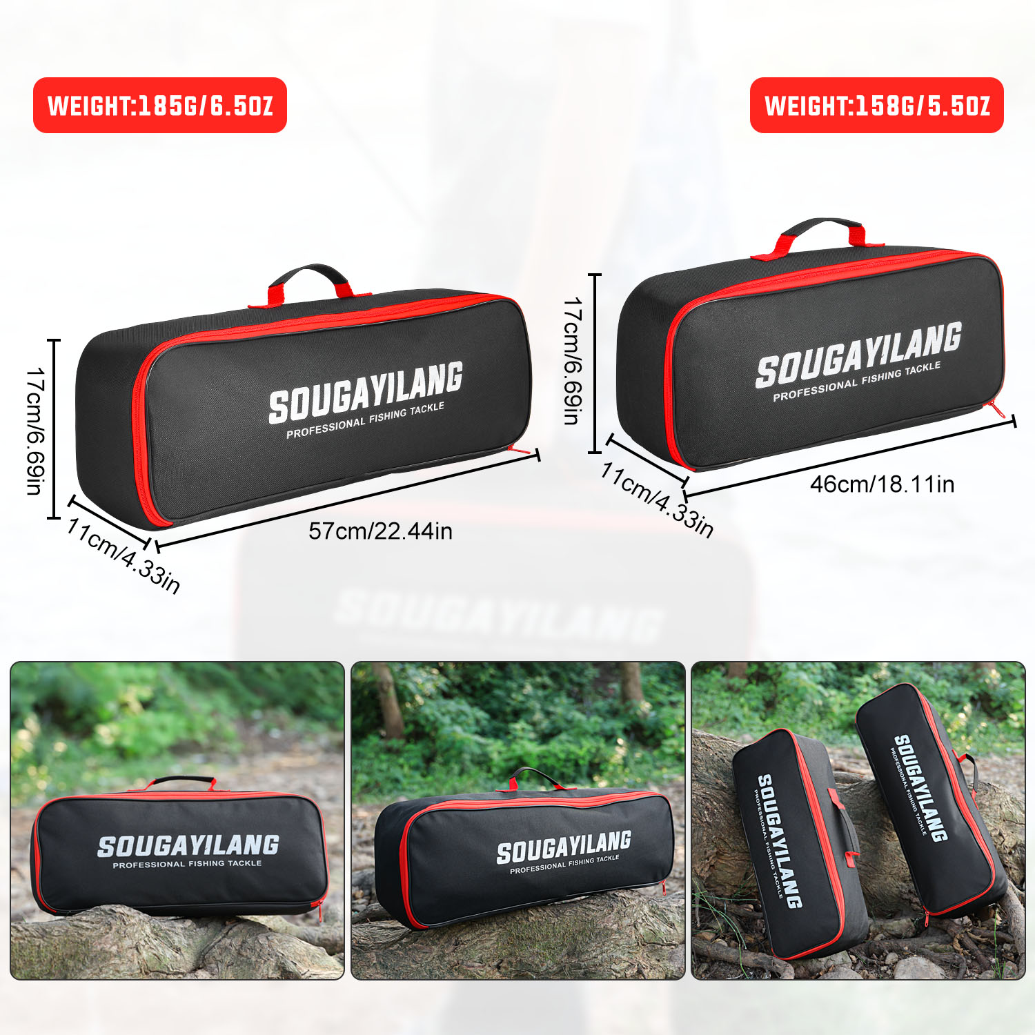 Sougayilang Borsa per canna da - Fish Finder Case recensione e prezzo