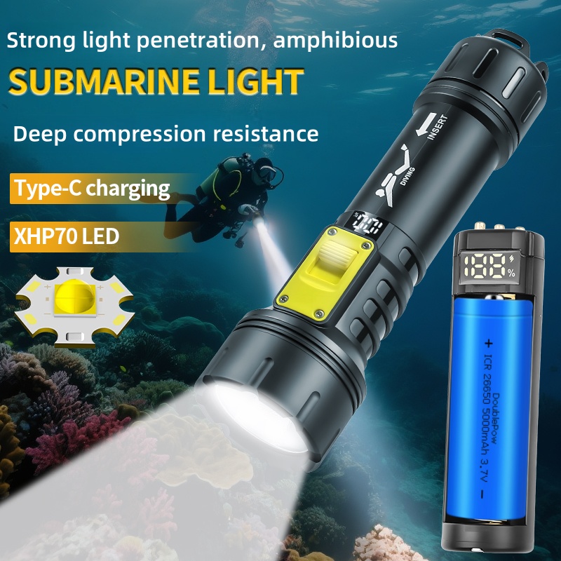Nuova torcia subacquea XHP70 C - Fishing Light recensione e prezzo