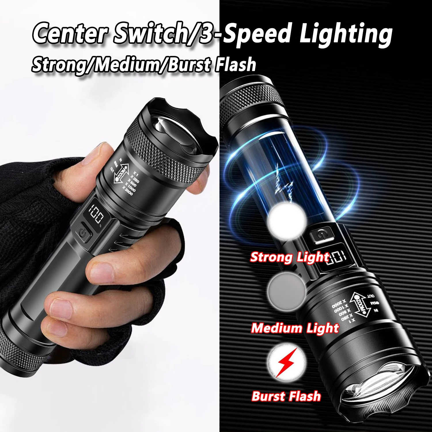 Torcia LED ultra luminosa 2000 - Fishing Light recensione e prezzo